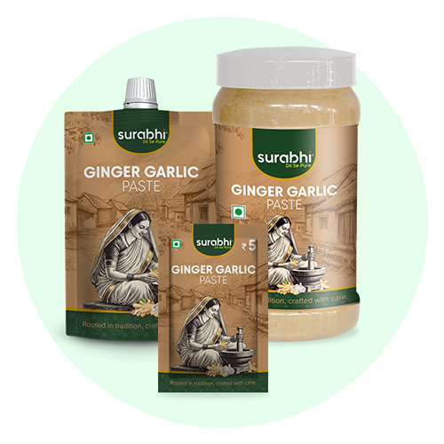 Surabhi Sauces Ginger garlic Paste | Surabhi Sauce | Surabhi Sauces | Surabhi Ginger Garlic Paste 