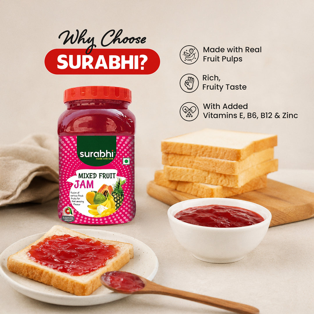 Surabhi Mixed Fruit Jam - 1000 g