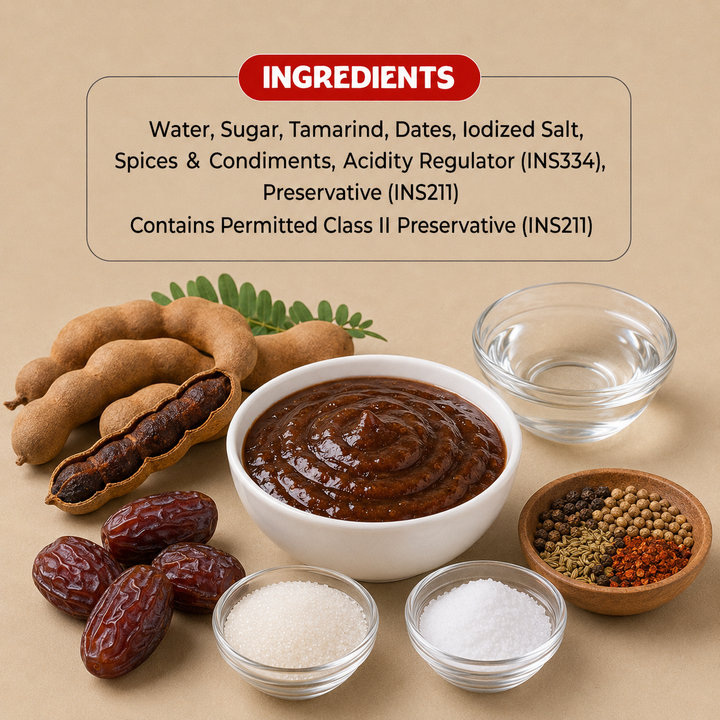 Surabhi Date Tamarind Chutney - 220 g