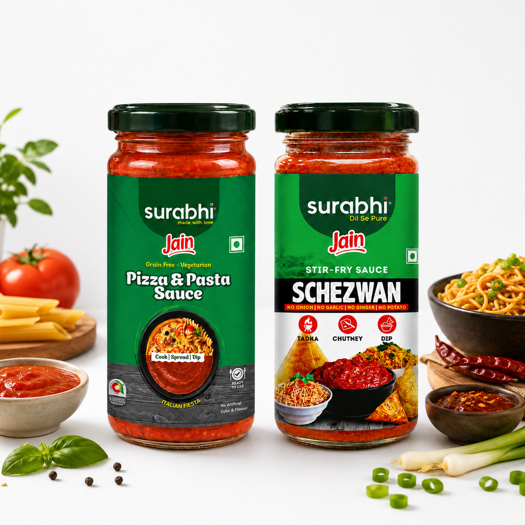 Surabhi Jain Schezwan 250 g & Pizza Pasta Sauce 250 g Combo Pack