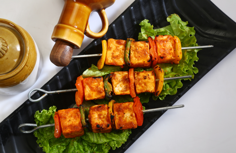 Surabhi sauces creative banner with assorted condiments